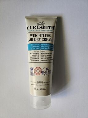 NEW Curlsmith Weightless Air Dry Cream For all Curl Types Leave in Conditioner